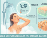 Hoe lang mag je douchen volgens dermatoloog