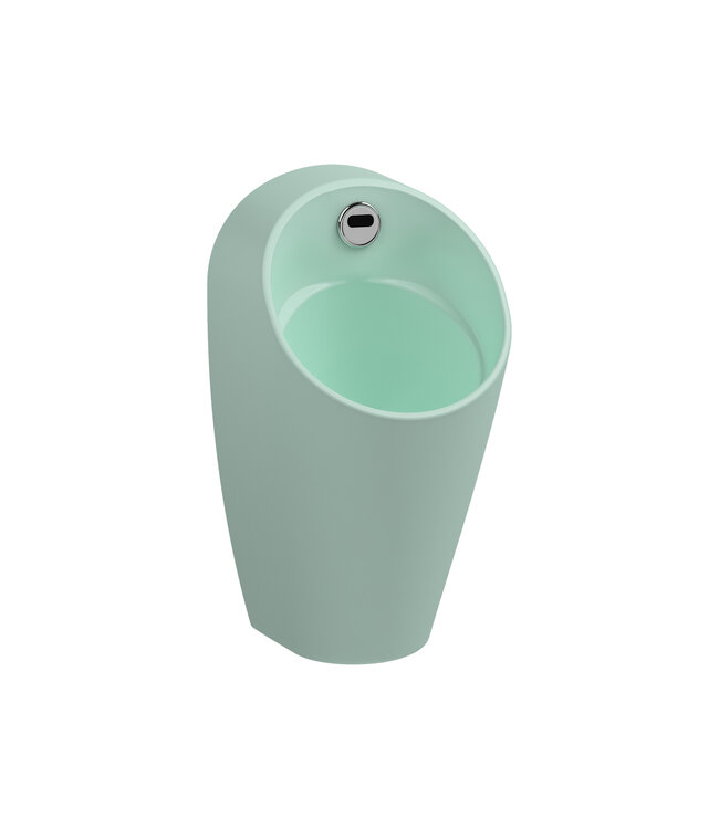 Urinoir Isvea Infinity NEO met Infrarood Sensor – Mat Mint Groen