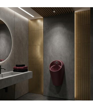 Isvea Urinoir Isvea Infinity NEO met Infrarood Sensor – Maroon Rood