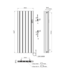 Elektrische Radiator Belrad 160x60cm 2000W WiFi Mat Wit