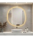 Organische LED Spiegel ALONI Pebble 80x85cm | Dimbare Anti-Condens