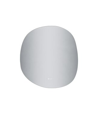 ALONI Organische LED Spiegel ALONI Pebble 80x85cm | Dimbare Anti-Condens