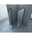 Douchecabine Cerra Eco 100x90 cm | 6mm Nano Glas Chroom