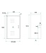 Douchecabine Cerra Eco 90x90 cm | 6mm Nano Glas Chroom