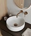 Waskom Colosso Mat Wit Rond 36x12 cm keramiek