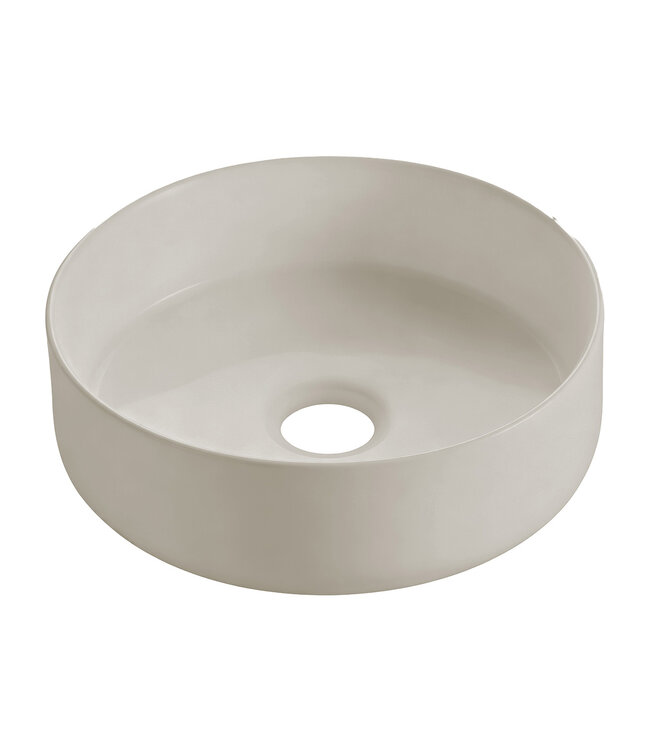 Waskom Colosso Beige Rond 36x12 cm keramiek