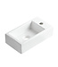 Toilet Fontein Wiesbaden Rhea Wit links 40x22x11 cm - Keramiek