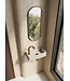 Toilet Fontein Wiesbaden Rhea Beige Links 40x22x11 cm - Keramiek