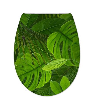 Wiesbaden Toiletzitting Cedo Multi – Wc-bril met Jungle Bedrukking & Softclose