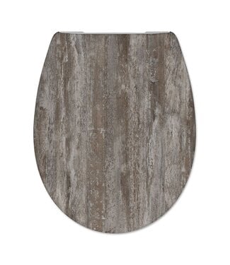 Wiesbaden Toiletzitting Cedo Multi – Wc-bril met Icebrown Bedrukking & Softclose