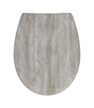 Wiesbaden Toiletzitting Cedo Multi – Wc-bril met Ponderosa pine Bedrukking & Softclose