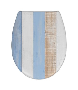 Wiesbaden Toiletzitting Cedo Multi – Wc-bril met Dream blue Bedrukking & Softclose