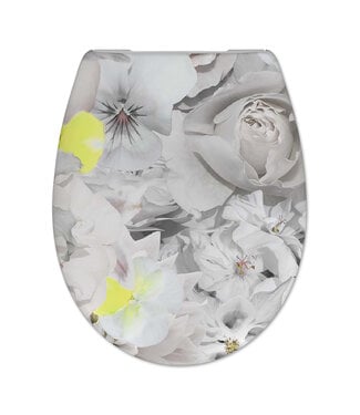 Wiesbaden Toiletzitting Cedo Multi – Wc-bril met Gardeners bliss Bedrukking & Softclose
