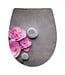 Toiletzitting Cedo Multi – Wc-bril met Orchid en stones Bedrukking & Softclose