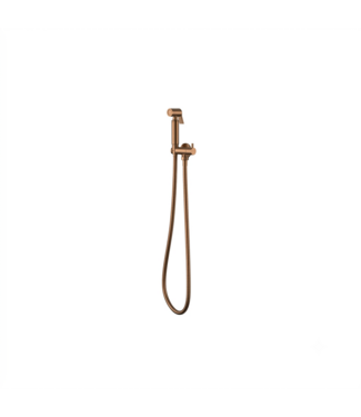 DutchLine Bidetset met handdouche Lucci Geborsteld brons koper met handdouche en doucheslang 1/2"