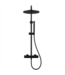 Regendoucheset Opbouw Grip Mat Zwart 30cm hoofddouche