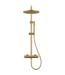 Regendoucheset Opbouw Grip Geborsteld Messing / Goud 30cm hoofddouche