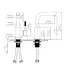 Wastafelkraan S-Grip Square Geborsteld Brons Koper - Cold-Start & PVD - Draaibare uitloop