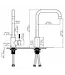 Keukenkraan S-Grip Square Geborsteld Staal / RVS - Cold-Start - Draaibare uitloop