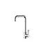 Keukenkraan S-Grip Square Geborsteld Staal / RVS - Cold-Start - Draaibare uitloop