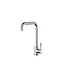 Keukenkraan S-Grip Square Chroom - Cold-Start - Draaibare uitloop