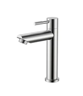 DutchLine Fonteinkraan DutchLine S-Grip Geborsteld Staal / RVS | Compacte Toiletkraan