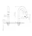 Fonteinkraan DutchLine Round Chroom | Compacte Toiletkraan