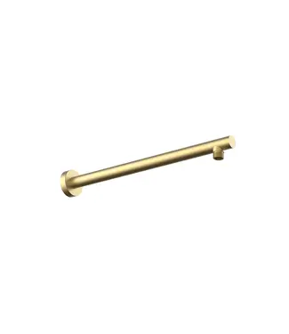 DutchLine Douchearm Muur Geborsteld Messing (Goud) PVD - Dutchline Grip Muurbuis