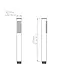 Staafhanddouche Grip Gunmetal PVD - Messing