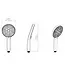 Handdouche Geborsteld Messing (Goud) 120mm Verstelbaar 3-standen - Dutchline ABS