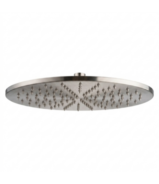 DutchLine Douchekop Regendouche Grip Geborsteld Staal (RVS) 30cm - Messing