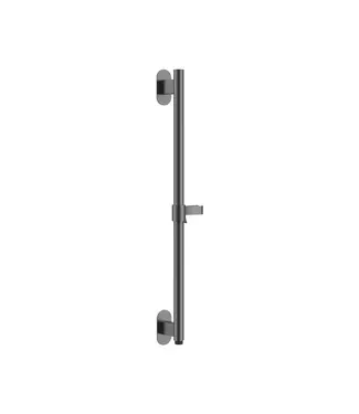 DutchLine Luxe Glijstang Douche met wateraansluiting 75cm Gunmetal - PVD-Gecoat