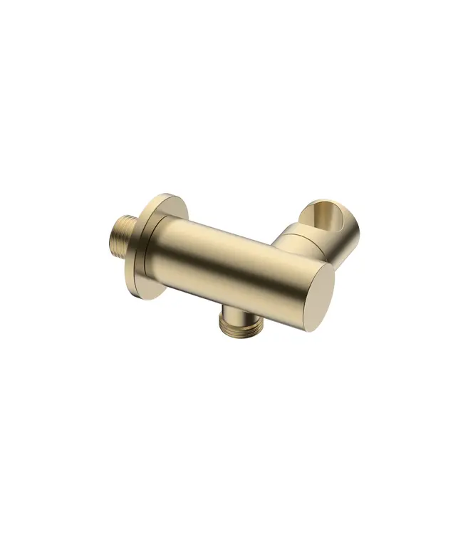 Regendoucheset Inbouw Grip Geborsteld Messing (PVD) Muur - 20cm regendouche