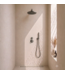 DutchLine Regendoucheset Inbouw Grip Gunmetal (PVD) Muur - 20cm regendouche