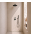 DutchLine Regendoucheset Inbouw Grip Mat Zwart (PVD) Muur - 20cm regendouche