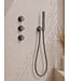 Inbouwthermostaat Caral Met 2 Stopkranen & Doucheset Gunmetal (PVD)