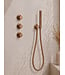 Inbouwthermostaat Caral Compleet Geborsteld Brons Koper - 25cm Douche (PVD)