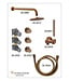 Inbouwthermostaat Caral Compleet Geborsteld Brons Koper - 25cm Douche (PVD)