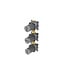 Inbouwthermostaat Caral Compleet Geborsteld Messing - 25cm Douche (PVD)