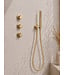 Inbouwthermostaat Caral Compleet Geborsteld Messing - 25cm Douche (PVD)