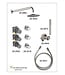 Inbouwthermostaat Caral Geborsteld Staal met Hoofddouche 25cm & Handdouche