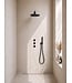 Inbouwthermostaat Caral Mat Zwart met Hoofddouche 25cm & Handdouche