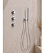 Inbouwthermostaat Caral Chroom met Hoofddouche 25cm & Handdouche