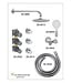 Inbouwthermostaat Caral Chroom met Hoofddouche 25cm & Handdouche 3-standen
