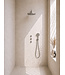 Inbouwthermostaat Caral Geborsteld Staal met Hoofddouche 30cm & Handdouche 3-standen