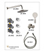 Inbouwthermostaat Caral Geborsteld Staal met Hoofddouche 30cm & Handdouche 3-standen