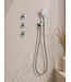Inbouwthermostaat Caral Chroom met Hoofddouche 30cm & Handdouche 3-standen