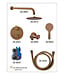 Inbouwthermostaat Set Caral – Geborsteld Brons Koper - 25cm Hoofddouche & Handdouche 3-standen
