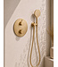 Inbouwthermostaat Set Caral – Geborsteld Messing (PVD) - 25cm Hoofddouche & Handdouche 3-standen