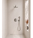 Inbouwthermostaat Set Caral – Geborsteld Staal - 25cm Hoofddouche & Handdouche 3-standen